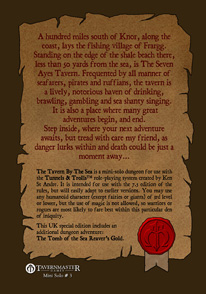Tavern by the Sea Back Cover